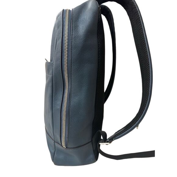 Coach F54135 Charles Sports Calf Leather Backpack Navy Blue Rucksack Bag - Picture 3 of 14